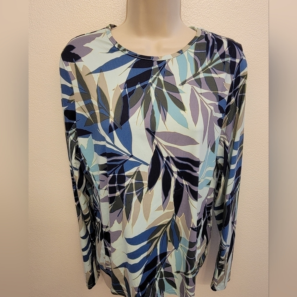 NWT Hang Ten Ladies Long Sleeve Swim Rash Guard